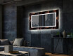 Dekoratívne zrkadlo s LED podsvietením do obývacej izby - Dandelion #2