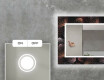 Dekoratívne zrkadlo s LED podsvietením do obývacej izby - Dandelion #4