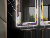 Moderne ozdobné zrkadlo LED do jedáleň - Ancient Pattern #11