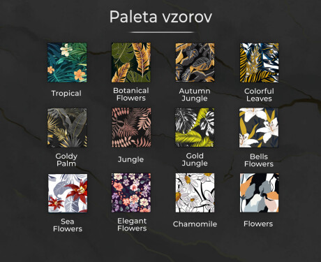 Ozdobne podsvietene zrkadlo do jedáleň - Geometric Patterns #8