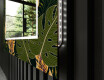 Ozdobne podsvietene nástenne zrkadlo do chodby - Botanical Flowers #11