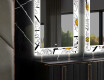 Dekoratívne zrkadlo s LED podsvietením do jedálne - Chamomile #11