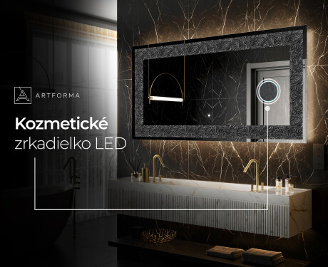 Ozdobné zrkadlo do kupelne - Dark Elegance #9