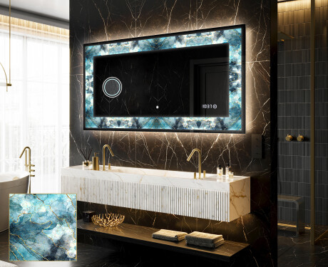 Ozdobné zrkadlo do kupelne - Sapphire Reflections