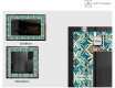 Ozdobné zrkadlo do kupelne - Floral Elevations #2