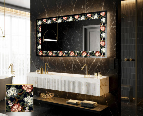 Ozdobné zrkadlo do kupelne - Plant Rhythms