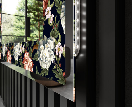 Ozdobné zrkadlo do kupelne - Plant Rhythms #3