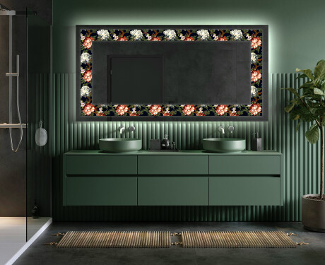 Ozdobné zrkadlo do kupelne - Plant Rhythms #5