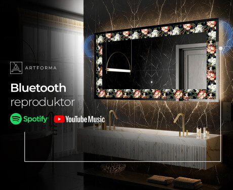 Ozdobné zrkadlo do kupelne - Plant Rhythms #7