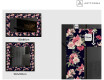 Ozdobné zrkadlo do kupelne - Floral Layouts #2