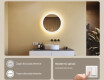 Koloidné zrkadlá do kúpeľne s LED osvetlením 60 cm s Dual color, Spínač dotykový, Vyhrievacia rohož #4
