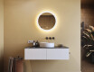 Koloidné zrkadlá do kúpeľne s LED osvetlením 60 cm s Dual color, Spínač dotykový, Vyhrievacia rohož #9
