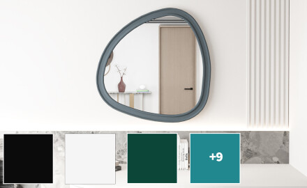 Nepravidelné zrkadlo v MDF ráme L302