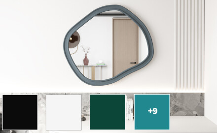 Kúpeľňové zrkadlo na mieru s MDF rámom L303