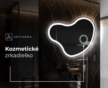 LED zrkadlo s nepravidelnym tvarom do kupelne N222 #4
