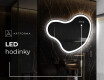 LED zrkadlo s nepravidelnym tvarom do kupelne N222 #7