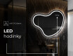 LED zrkadlo s nepravidelnym tvarom do kupelne N223 #7