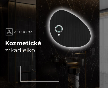LED zrkadlo s nepravidelnym tvarom do kupelne H221 #5