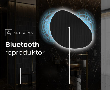 LED zrkadlo s nepravidelnym tvarom do kupelne H221 #6