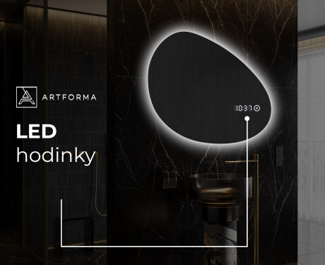 LED zrkadlo s nepravidelnym tvarom do kupelne H221 #8
