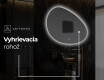 LED zrkadlo s nepravidelnym tvarom do kupelne H221 #9