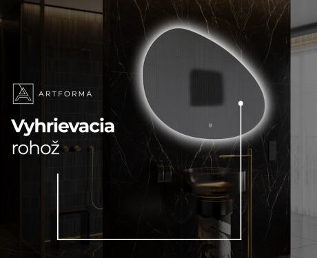 LED zrkadlo s nepravidelnym tvarom do kupelne H221 #9