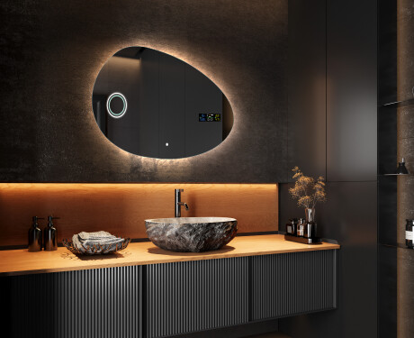 LED zrkadlo s nepravidelnym tvarom do kupelne H221 #10