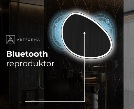 LED zrkadlo s nepravidelnym tvarom do kupelne H222 #7