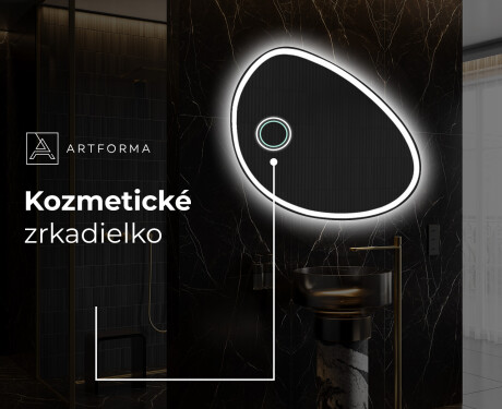 LED zrkadlo s nepravidelnym tvarom do kupelne H222 #5