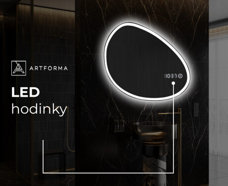 LED zrkadlo s nepravidelnym tvarom do kupelne H222 #8