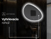 LED zrkadlo s nepravidelnym tvarom do kupelne H222 #9