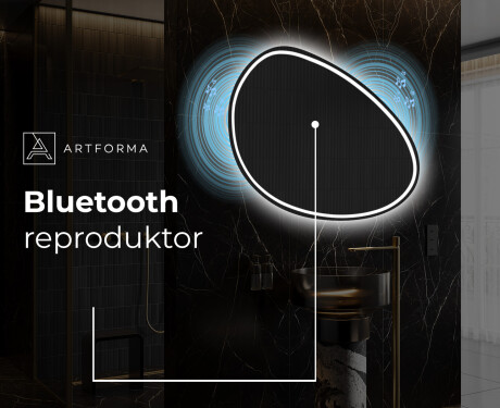 LED zrkadlo s nepravidelnym tvarom do kupelne H223 #6