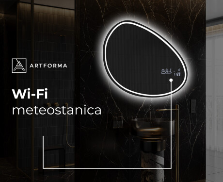 LED zrkadlo s nepravidelnym tvarom do kupelne H223 #7