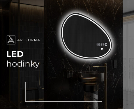 LED zrkadlo s nepravidelnym tvarom do kupelne H223 #8