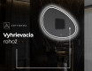 LED zrkadlo s nepravidelnym tvarom do kupelne H223 #9