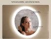 Koloidné zrkadlá do kúpeľne s LED osvetlením  s Dual color, Spínač dotykový, Vyhrievacia rohož #5