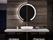 Okrúhle zrkadlo do kupelne s LED L96 #1