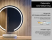Okrúhle zrkadlo do kupelne s LED L96 #4