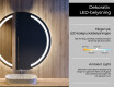 Okrúhle zrkadlo podsvietene LED do kupelne L97 #4