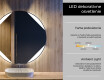Okrúhle zrkadlo podsvietene LED do kupelne L114 #4