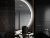 Moderné LED Polokruhové Zrkadlo - Štýlové Osvetlenie pre Kúpeľňu A221 #9