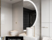 Moderné LED Polokruhové Zrkadlo - Štýlové Osvetlenie pre Kúpeľňu A222 #4