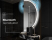 Moderné LED Polokruhové Zrkadlo - Štýlové Osvetlenie pre Kúpeľňu A222 #6
