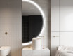 Moderné LED Polokruhové Zrkadlo - Štýlové Osvetlenie pre Kúpeľňu A222 #9