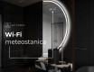 Moderné LED Polokruhové Zrkadlo - Štýlové Osvetlenie pre Kúpeľňu A223 #6