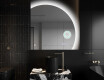 Moderné LED Polokruhové Zrkadlo - Štýlové Osvetlenie pre Kúpeľňu Q221 #10