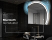 Moderné LED Polokruhové Zrkadlo - Štýlové Osvetlenie pre Kúpeľňu Q222 #7