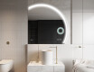 Moderné LED Polokruhové Zrkadlo - Štýlové Osvetlenie pre Kúpeľňu Q222 #10