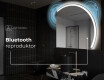 Moderné LED Polokruhové Zrkadlo - Štýlové Osvetlenie pre Kúpeľňu Q222 #6