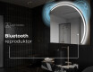 Moderné LED Polokruhové Zrkadlo - Štýlové Osvetlenie pre Kúpeľňu Q223 #6